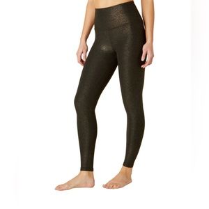 BEYOND YOGA $99 NWT HR MIDI Softshine Leggings *Perfect for Holiday*sparkle*